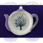 Ceramic Lavender Tea Bag Holder